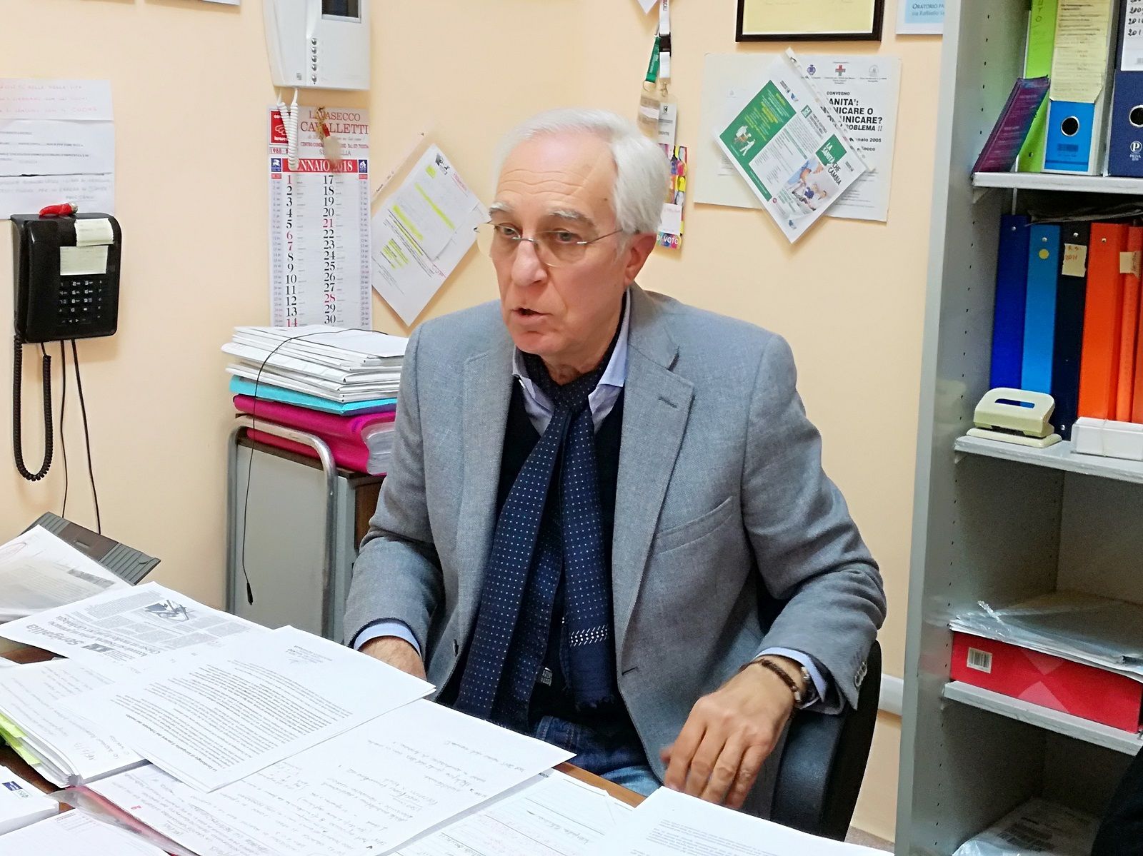 Umberto Solazzi, coordinatore del Tribunale del malato di Senigallia