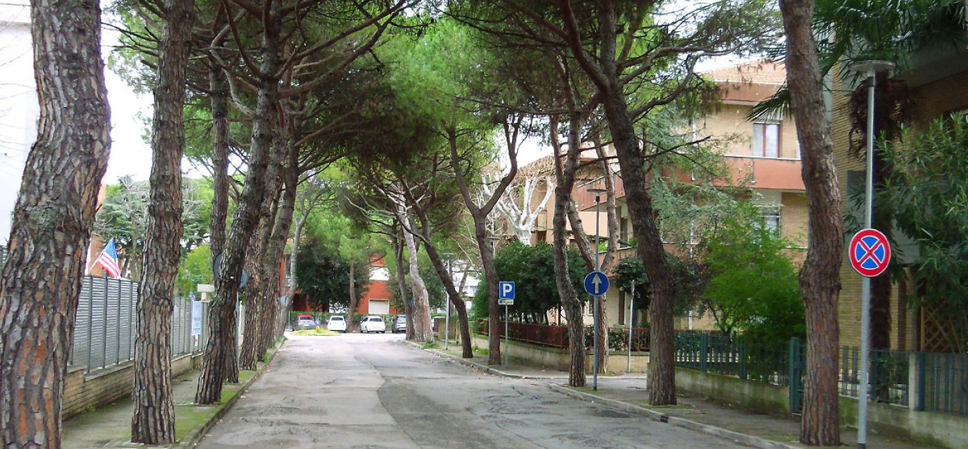 viale Anita Garibaldi a Senigallia