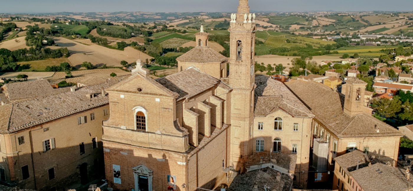 Il santuario diocesano di Santa Maria Goretti a Corinaldo. Foto: Corinaldoturismo.it