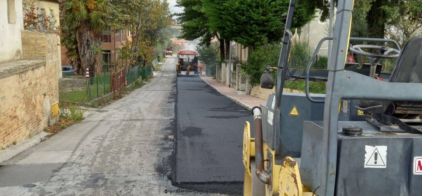 Asfaltature, lavori pubblici e riqualificazioni a Belvedere Ostrense