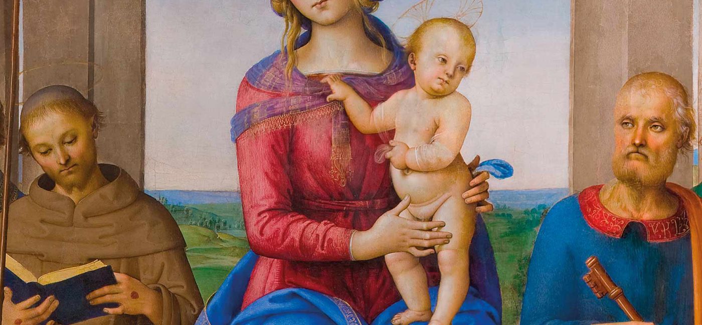 La pala Madonna tra i Santi, opera del Perugino, è conservata nella pinacoteca diocesana a Senigallia e al centro della mostra Omaggio al Perugino - Misericordiae vultus