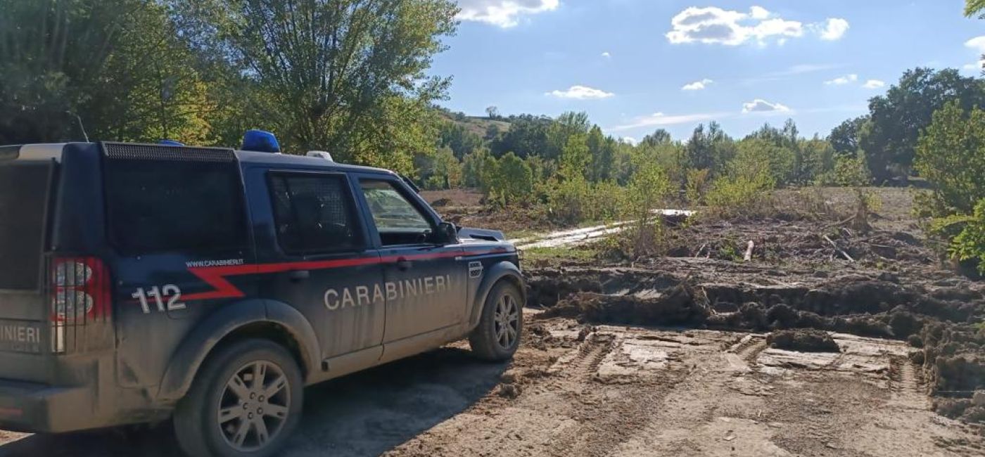 La zona del ritrovamento del piccolo Mattia a otto giorni dall'alluvione