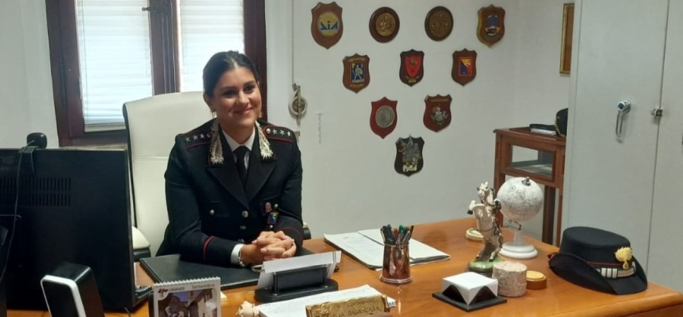 Nuova comandante dei Carabinieri di Senigallia Felicia Basilicata