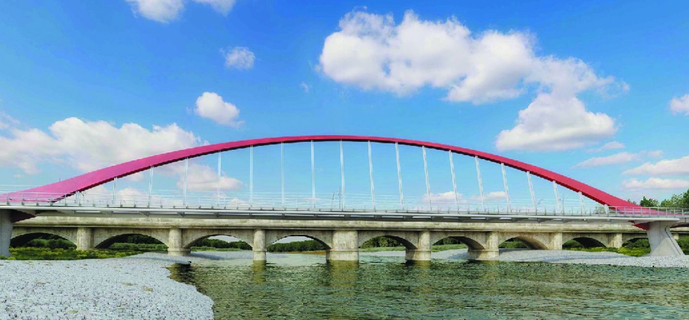 Il progetto del ponte ciclopedonale sul fiume Cesano, tra Mondolfo e Senigallia, parte della ciclovia Adriatica