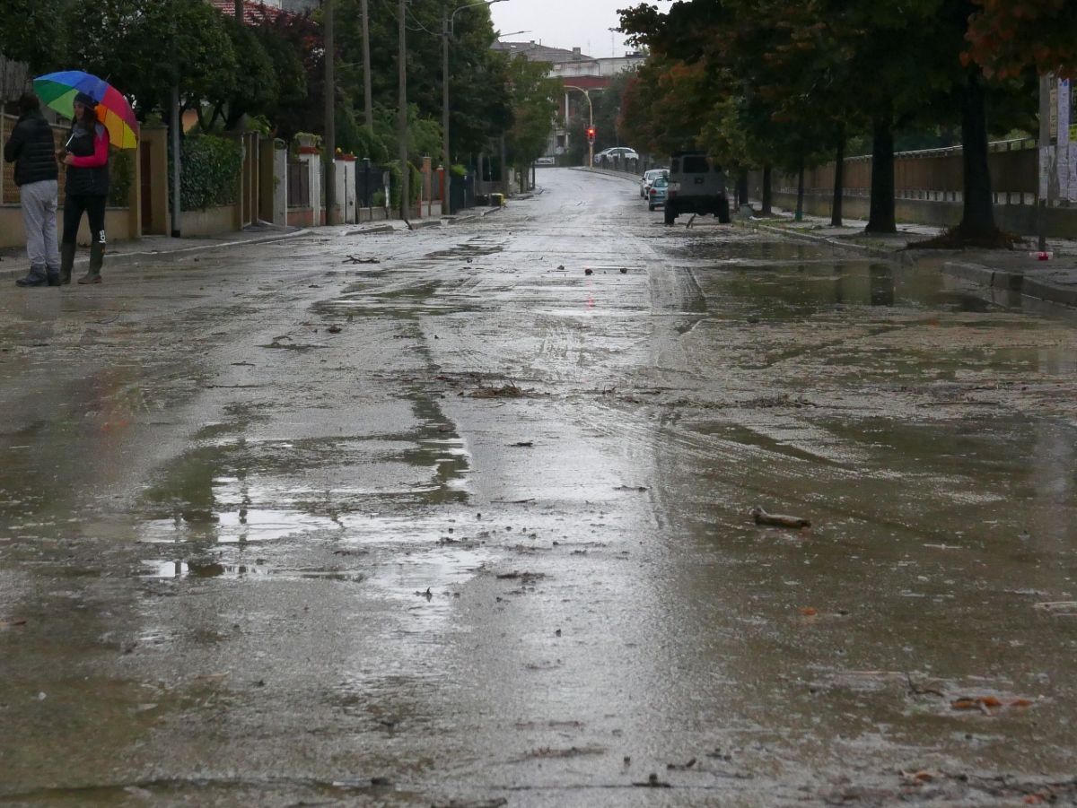 via Rovereto a Senigallia dopo il maltempo del 19 settembre 2024