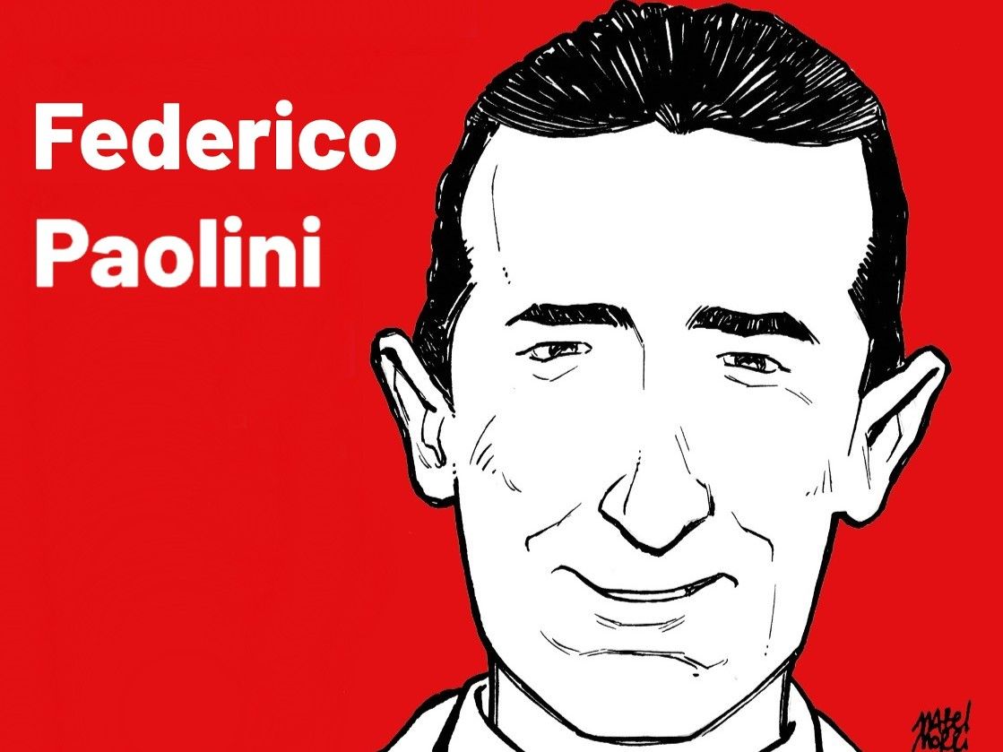 Il manifesto per Federico Paolini