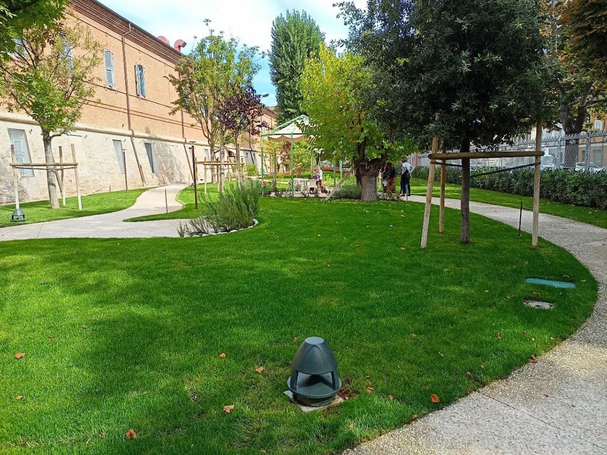 Il giardino sensoriale della fondazione Opera Pia Mastai Ferretti di Senigallia