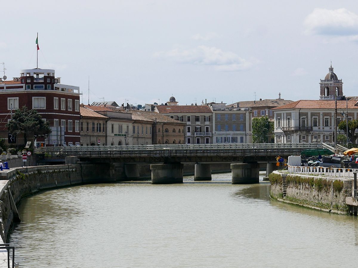 centro storico, Senigallia, ponte Perilli, ferrovia