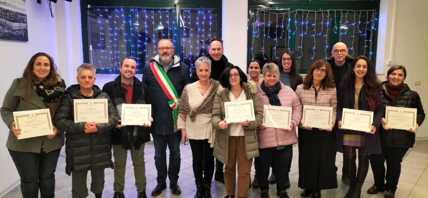 Benemerenza a Caritas e cittadini di Montemarciano per l'impegno civico