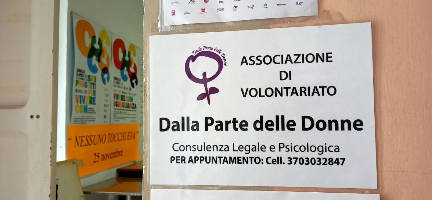 Lo sportello dell'associazione "Dalla parte delle donne"