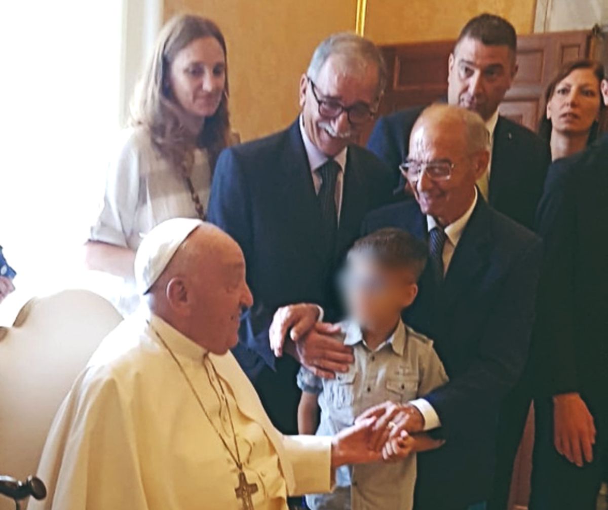 Udienza privata con papa Francesco per i familiari di padre Matteo Pettinari il 3 agosto 2024