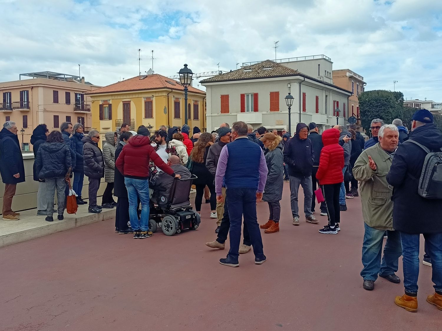 A Senigallia la protesta dei comitati degli alluvionati per chiedere la messa in sicurezza del territorio Misa e Nevola