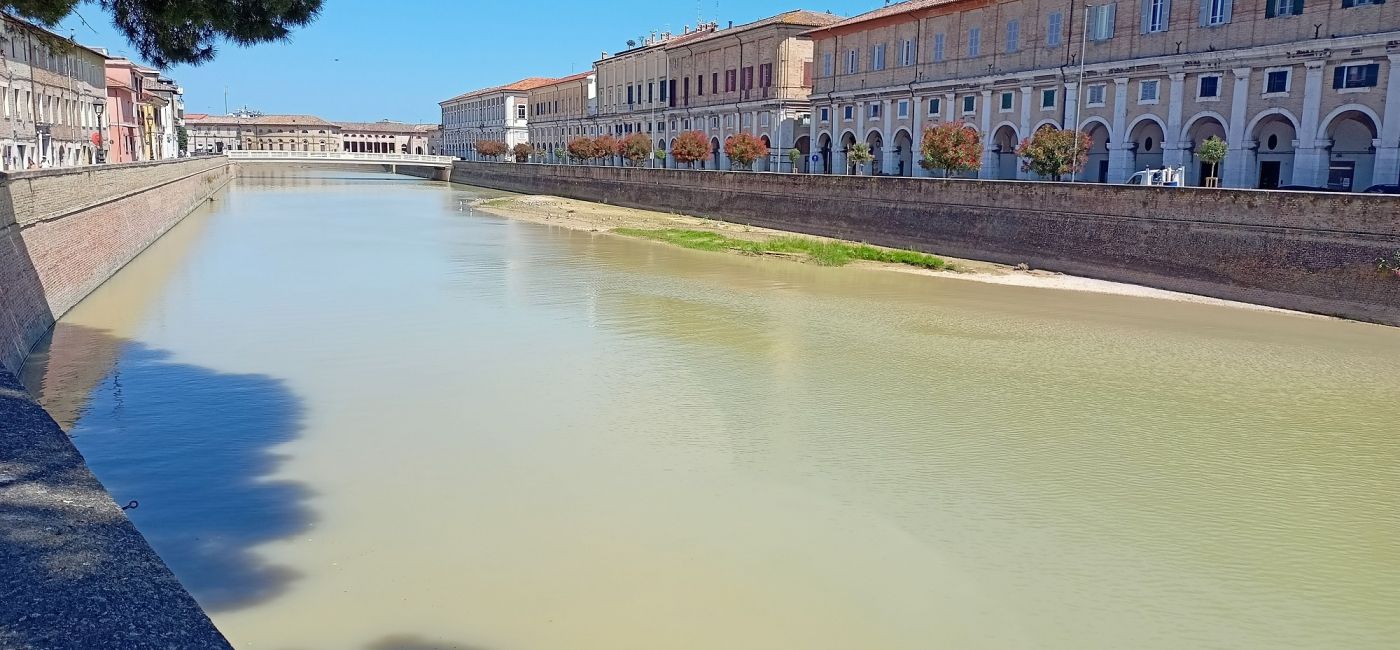 Il fiume Misa a Senigallia