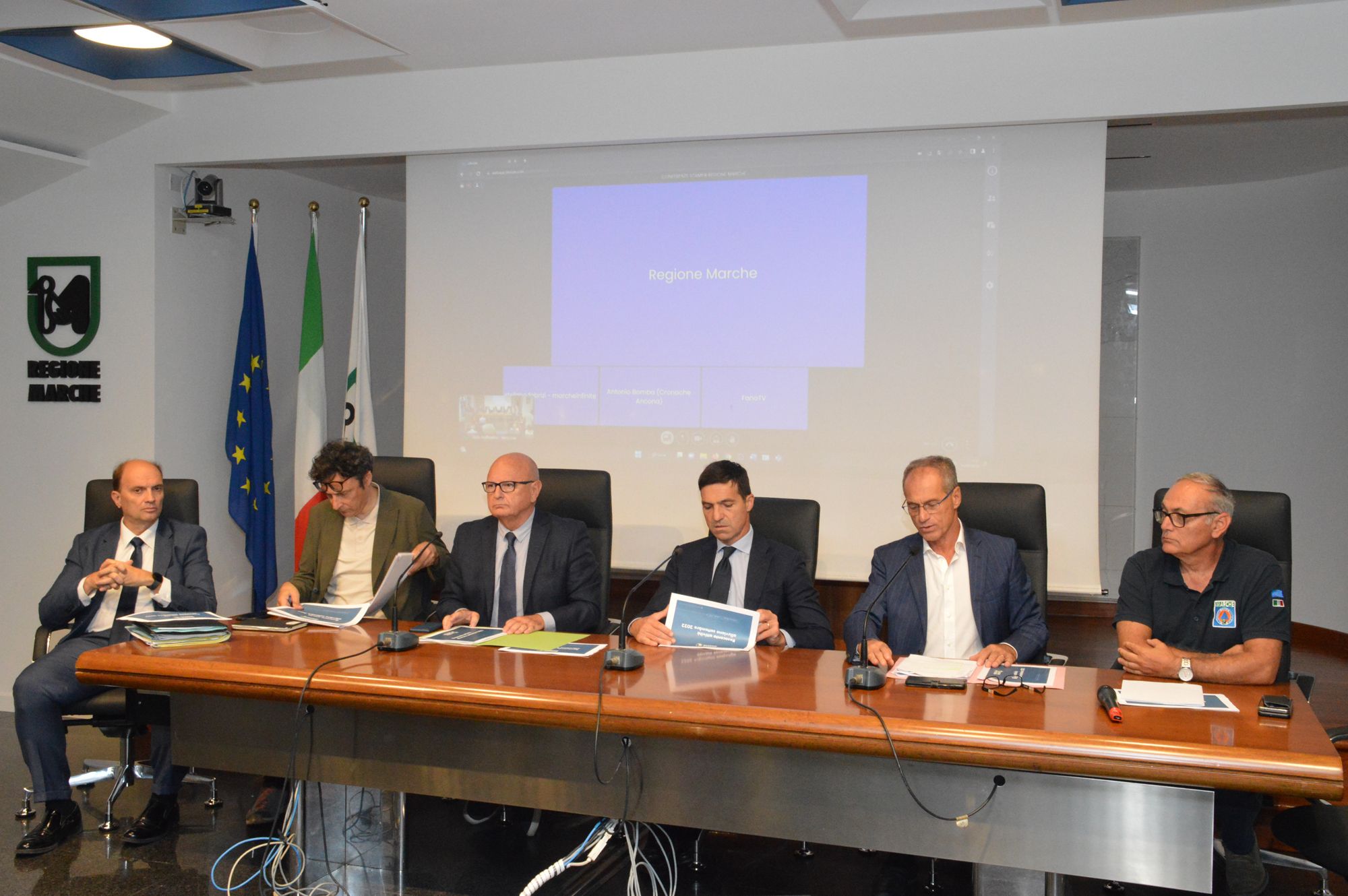 La Regione Marche annuncia gli interventi fatti per la messa in sicurezza del territorio colpito dall'alluvione del 15 settembre 2022