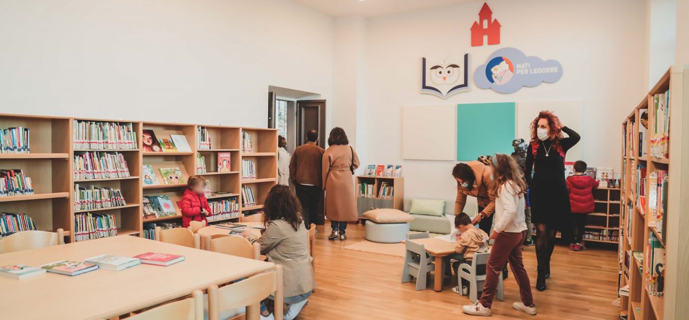 Laboratori per bambini nei locali del MA-Moderna Agorà recentemente inaugurato a Corinaldo