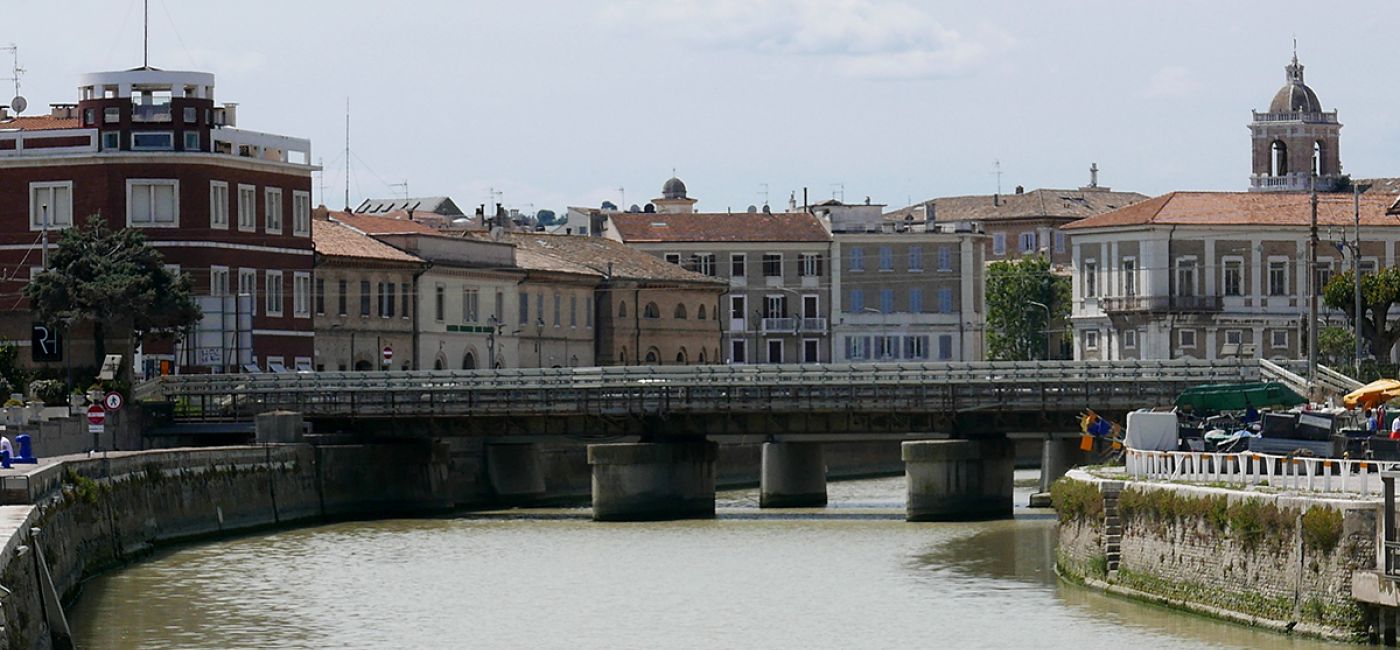 centro storico, Senigallia, ponte Perilli, ferrovia