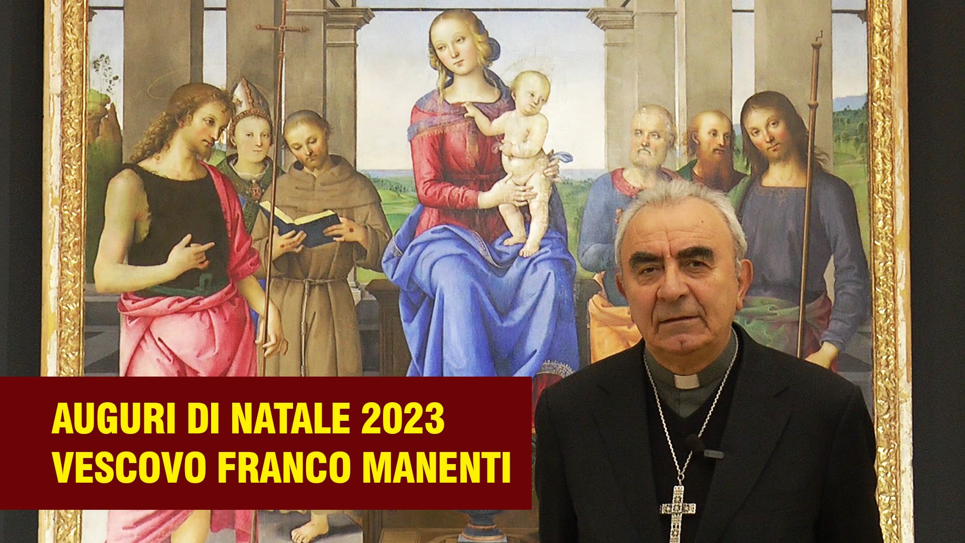 Auguri Natale 2023 Vescovo Franco Manenti