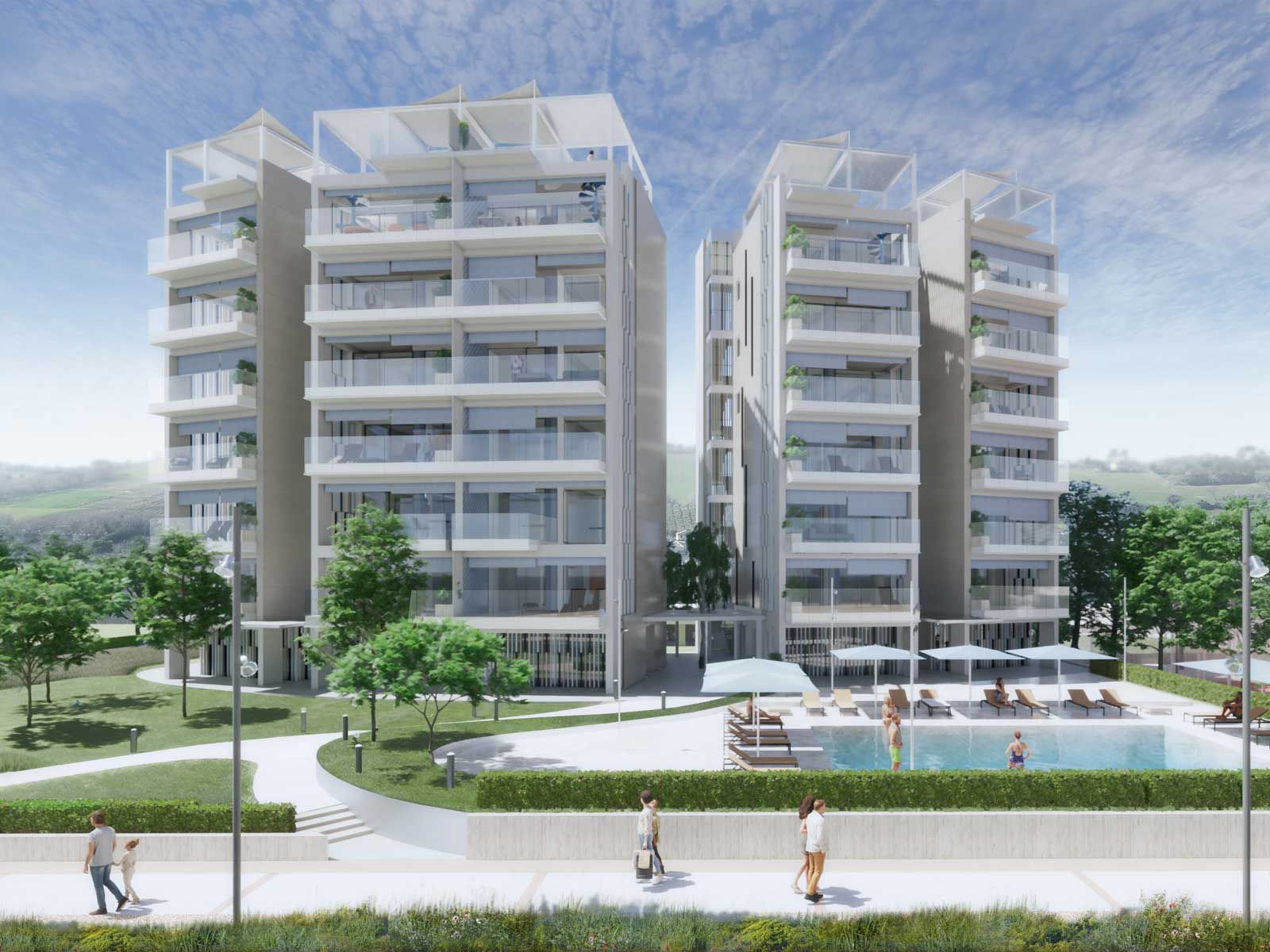 Il progetto del complesso residenziale "Da Vinci" a Senigallia