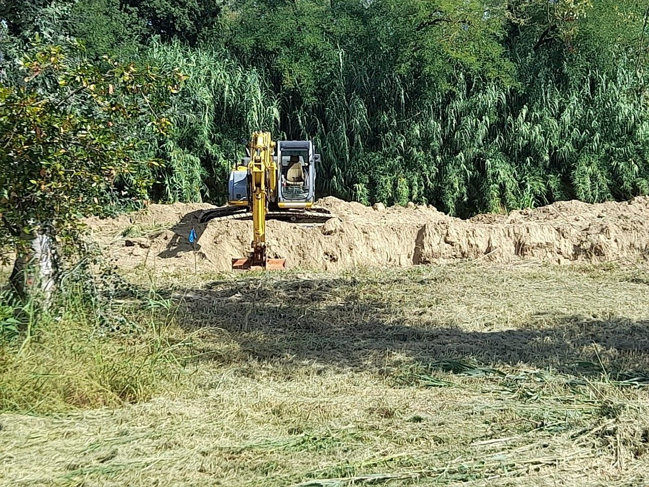 I lavori di pulizia straordinaria del fiume Misa