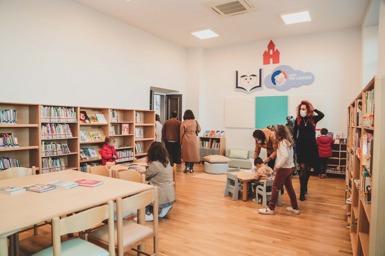 Laboratori per bambini nei locali del MA-Moderna Agorà recentemente inaugurato a Corinaldo