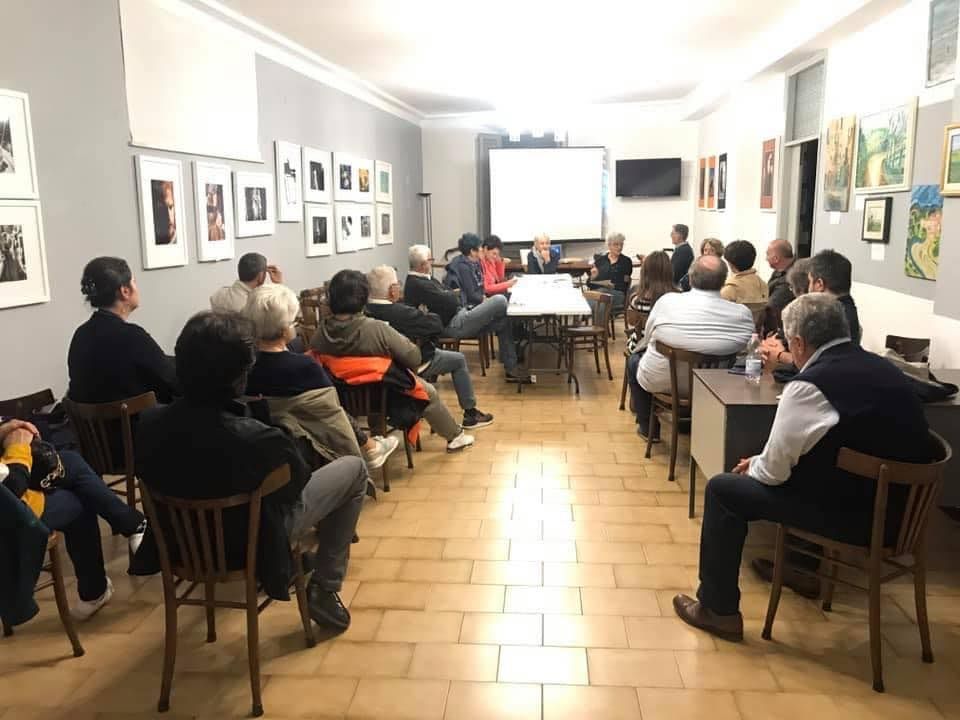 Una delle iniziative nella sede dell'associazione Bellanca di Senigallia