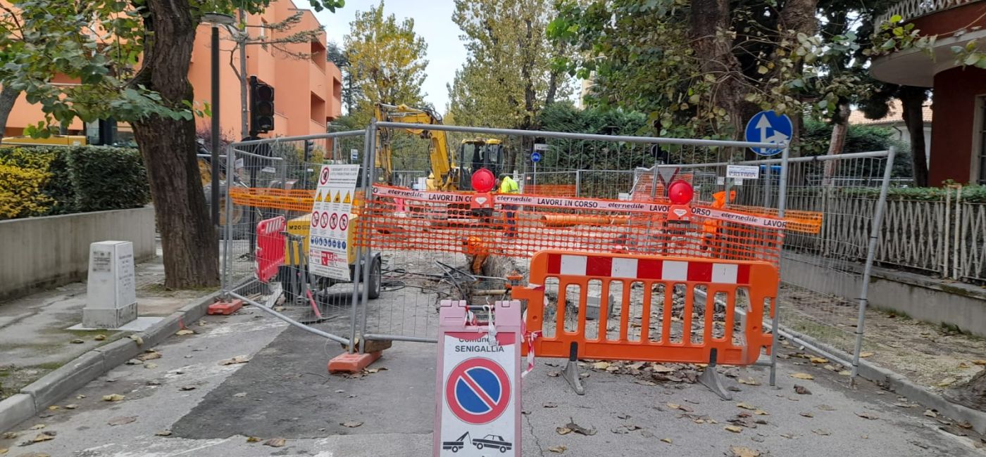 Senigallia, lavori in via Mercantini: sono legati al progetto di risistemazione di viale Anita Garibaldi