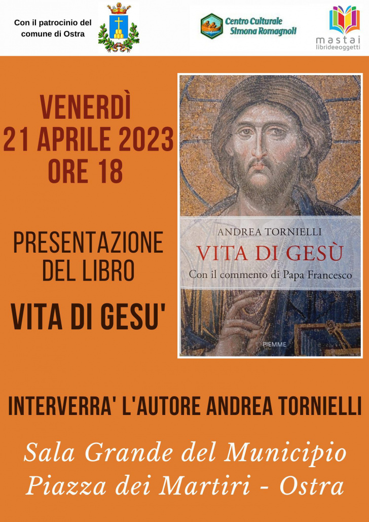 Ostra Presentazione Del Libro Vita Di Gesù Con Lautore Tornielli E Prefazione Di Papa 5852